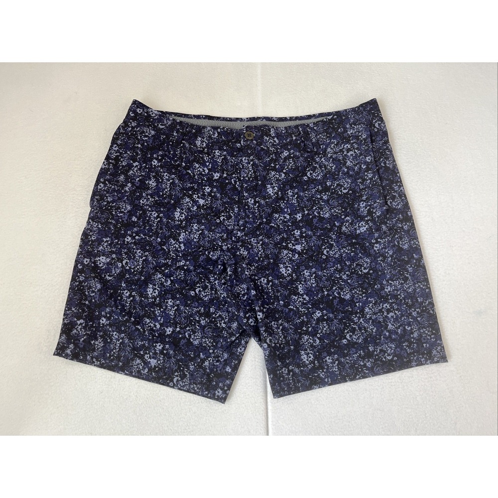 Under Armour Mens 38 UA Golf Printed Camouflage Shorts Blue 1377303-412